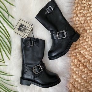 Frye Engineer Pull On Moto Boots New Size 4.5